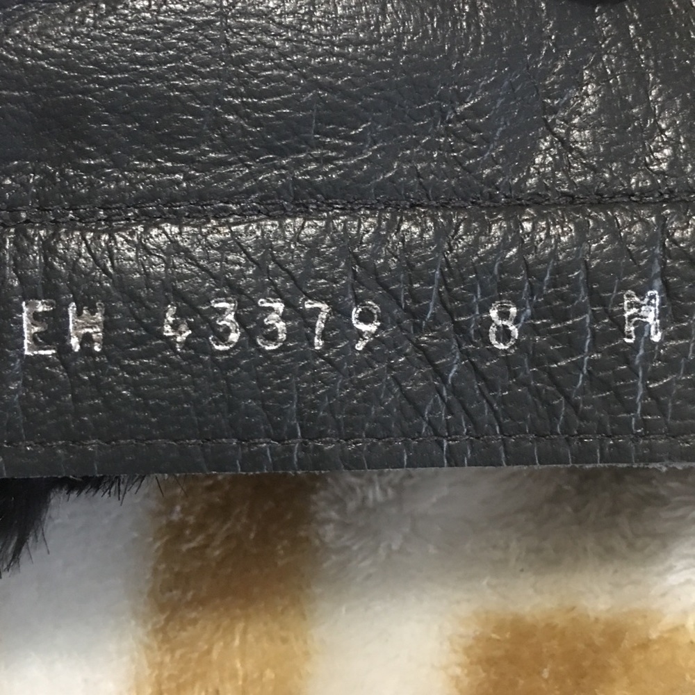 Stuart Weitzman Black‎ Suede Fur Tall Boots 8M Heels - Picture 5 of 8